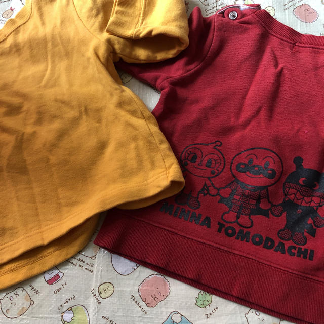 アンパンマン(アンパンマン)のアンパンマン90センチセット キッズ/ベビー/マタニティのキッズ服男の子用(90cm~)(Tシャツ/カットソー)の商品写真