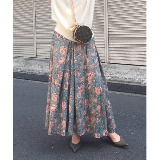 アメリヴィンテージ(Ameri VINTAGE)のAMERI  CHARLOTTE FLARE SKIRT(ロングスカート)