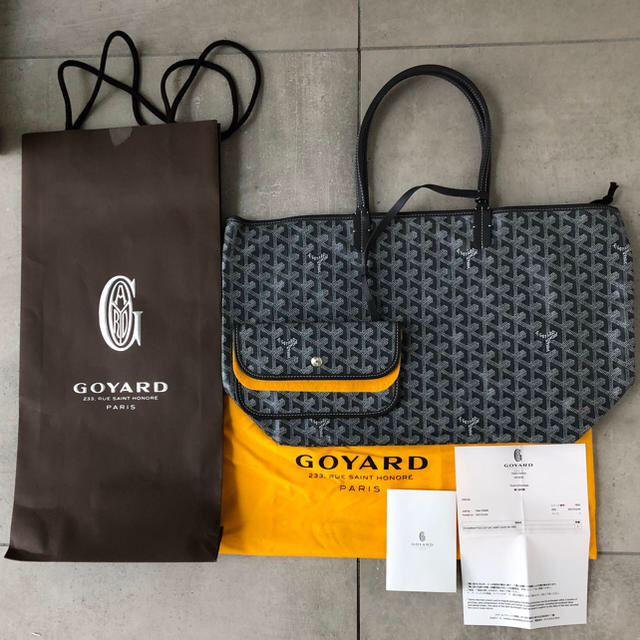 新品♡GOYARD♡トートバッグ♡SAINT LOUIS PM GRIS