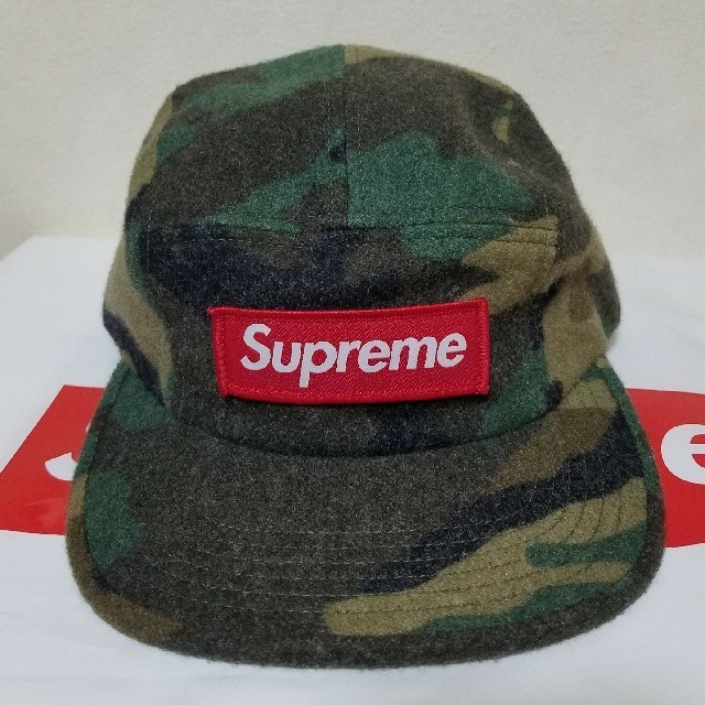 Supreme(シュプリーム)の Supreme Wool Camo Camp Cap カモBOX メンズの帽子(キャップ)の商品写真