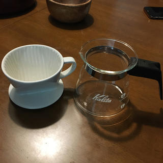 カリタ(CARITA)のカリタ　コーヒードリッパーとコーヒーサーバーセット(コーヒーメーカー)