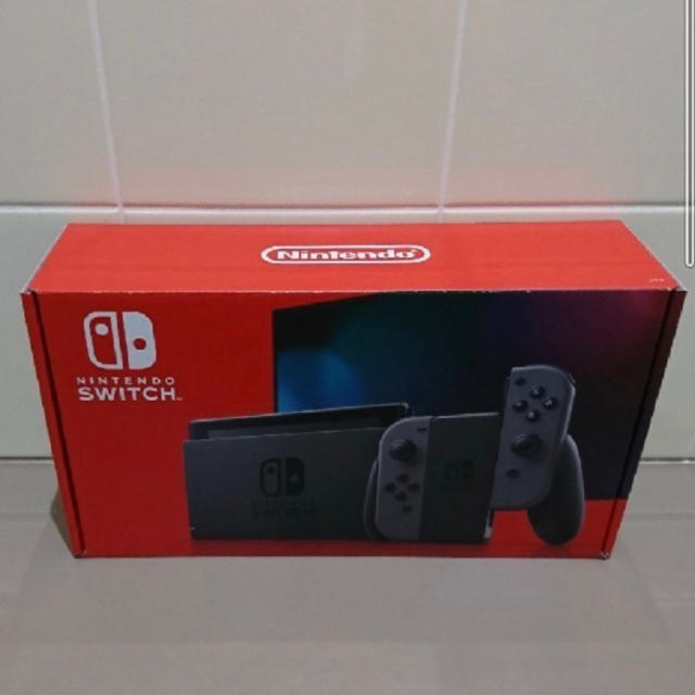 Nintendo Switch - ニンテンドーSWITCH本体グレー(販売店印なし)新