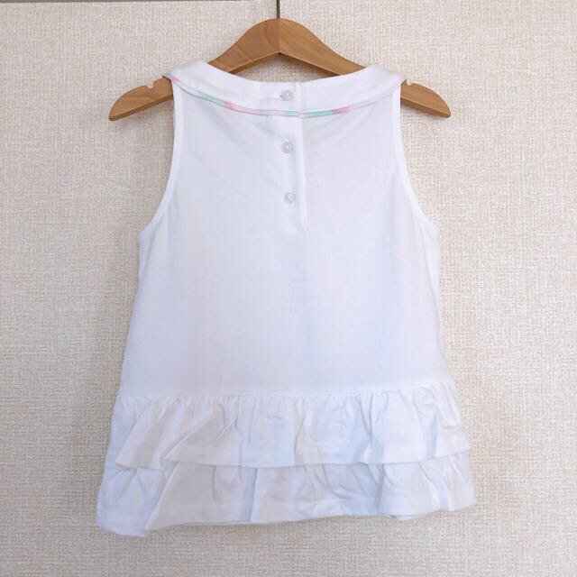 【JANIE AND JACK】ノースリーブカットソー(サイズ 6) キッズ/ベビー/マタニティのキッズ服女の子用(90cm~)(Tシャツ/カットソー)の商品写真