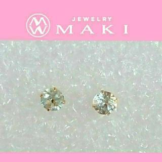 ジュエリーマキ(ジュエリーマキ)の💖ジュエリーマキ 1粒石 ピアス 18金 K18 金18 18K(ピアス)