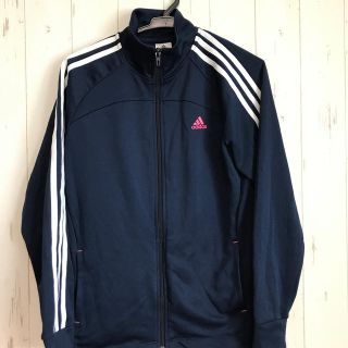 アディダス(adidas)のadidasジャージ　上下(紺色)(ウェア)