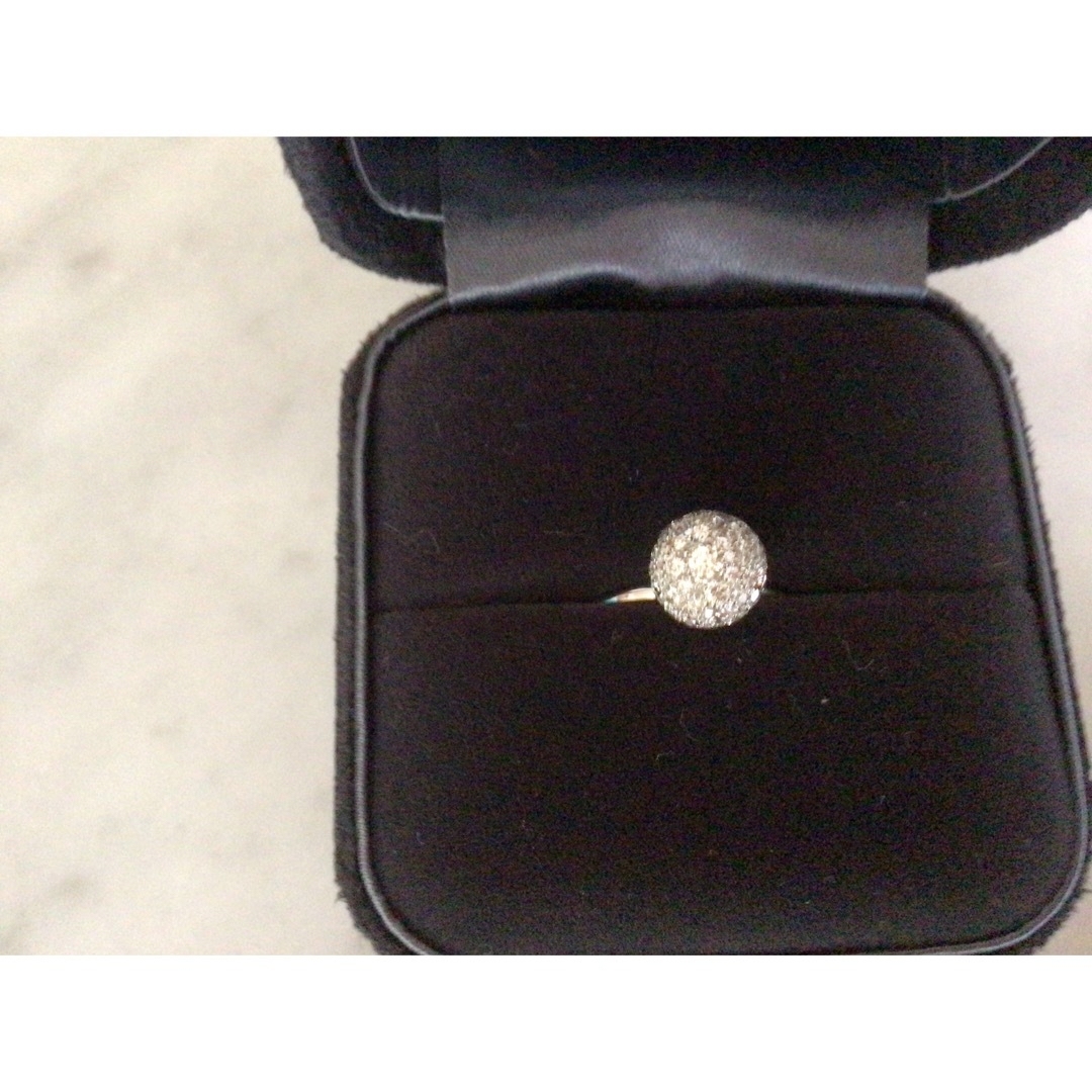Tiffany & Co.(ティファニー)のお値下げ 美品 ティファニー　ハードウエア  ボール ダイヤモンドリング レディースのアクセサリー(リング(指輪))の商品写真