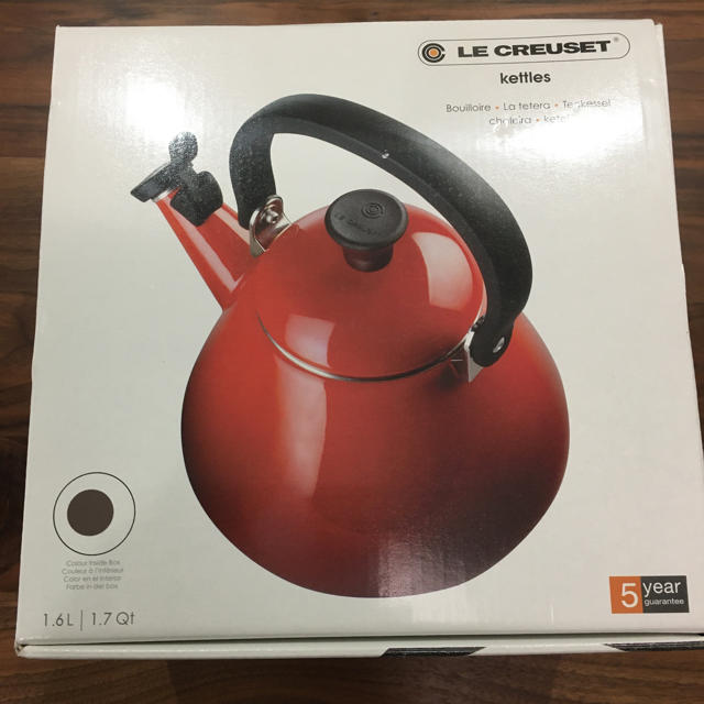 LE CREUSET(ルクルーゼ)の【未使用】ル・クルーゼ　ケトル　やかん インテリア/住まい/日用品のキッチン/食器(調理道具/製菓道具)の商品写真