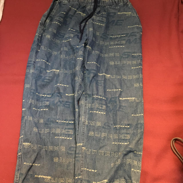 supreme dimensions logo denim skate pant