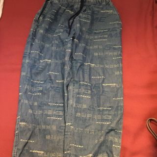 シュプリーム(Supreme)のsupreme dimensions logo denim skate pant(デニム/ジーンズ)