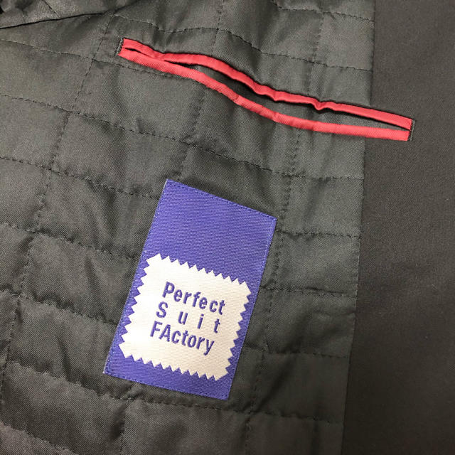 【Perfect Suit FActory】スーツ用キルティングロングコート　L メンズのジャケット/アウター(トレンチコート)の商品写真