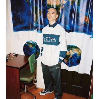 シュプリーム(Supreme)のsneeze magazine×Tres Bien Checked ウールパンツ(スラックス)