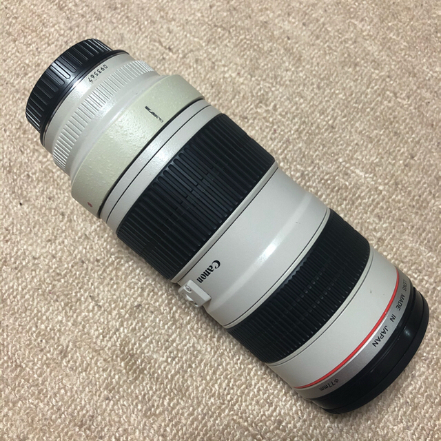 Canon(キヤノン)のcanon 70-200 f2.8 白レンズ スマホ/家電/カメラのカメラ(レンズ(ズーム))の商品写真