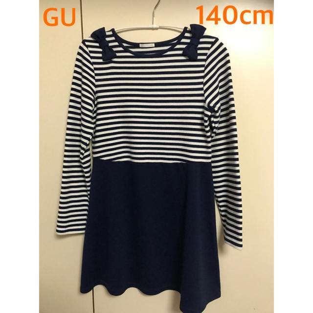 GU(ジーユー)のGU ワンピース キッズ/ベビー/マタニティのキッズ服女の子用(90cm~)(ワンピース)の商品写真