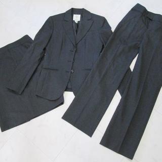 クミキョク(kumikyoku（組曲）)の組曲　パンツ・スカート三点セットスーツ　2・ダークグレー(スーツ)