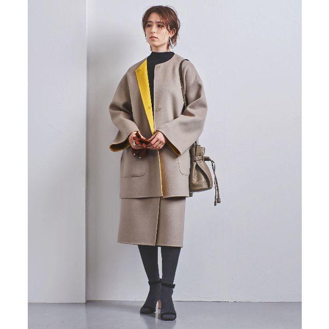 UNITED ARROWS リバー バイカラー コート 36 - アウター UNITED ARROWS リバー バイカラー コート 36 - アウター