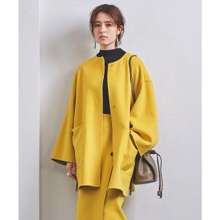 ユナイテッドアローズ(UNITED ARROWS)のTNSH様専用☆UNITED ARROWS☆リバー バイカラー コート☆イエロー(その他)