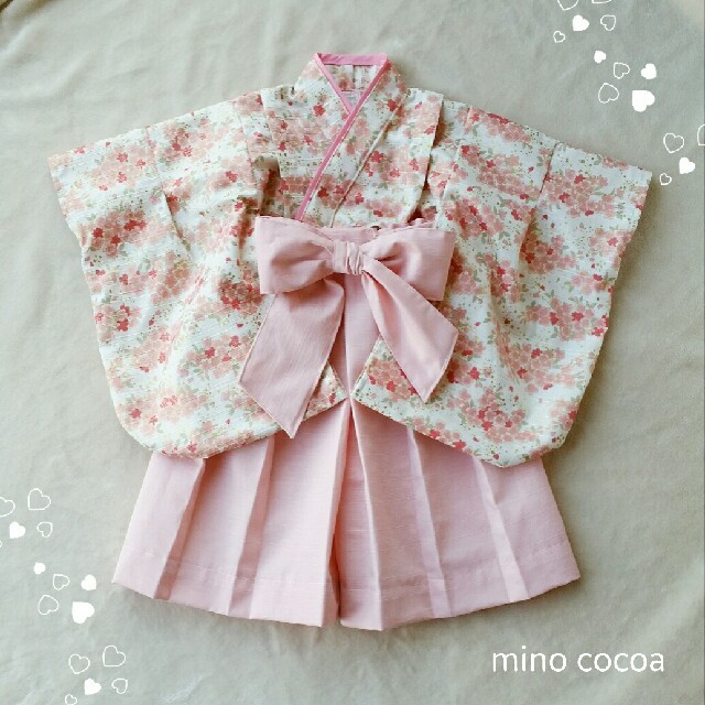 晴れ着handmade baby HAKAMA 80-90cm