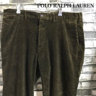 ポロラルフローレン(POLO RALPH LAUREN)の古着　レア！POLO Ralph Lauren コーデュロイ　パンツ　グリーン(ワークパンツ/カーゴパンツ)