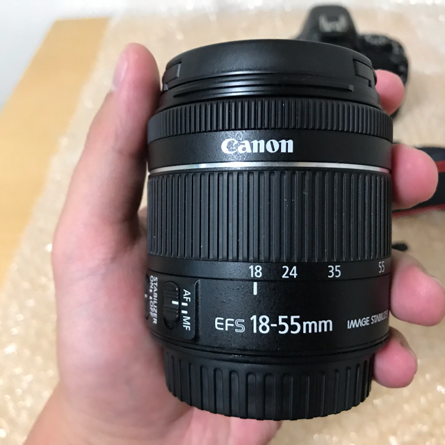 Canon(キヤノン)のCanon eos kiss x7 レンズセット スマホ/家電/カメラのカメラ(デジタル一眼)の商品写真