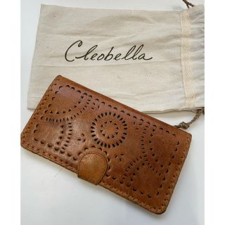 クレオベラ(Cleobella)のLAセレブ愛用ブランドcleobellaクレオベラパンチングレザー長在府　札入れ(財布)