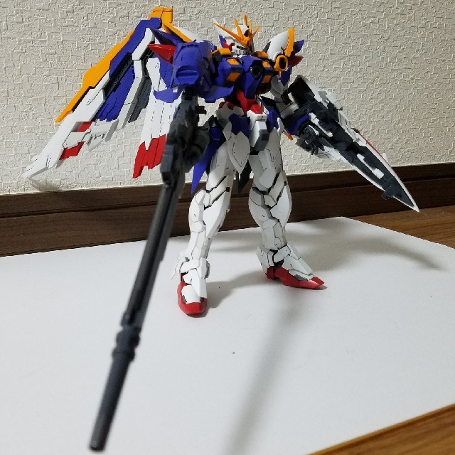 模匠魂　1/100　ウイングガンダムEW　MG塗装完成品ガンダム