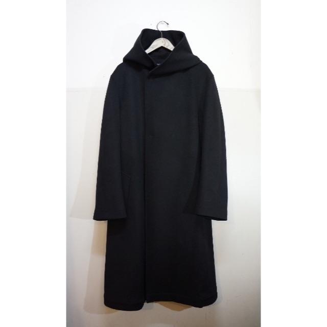 Yohji Yamamoto(ヨウジヤマモト)のレギュレーション ヨウジヤマモト コート カシミヤ 黒103K▲ メンズのジャケット/アウター(ステンカラーコート)の商品写真