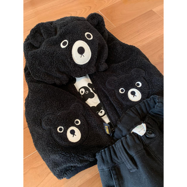 DOUBLE.B(ダブルビー)の⭐️セット売り⭐️ダブルビー/なりきりビーくんベスト&パンツ　90 キッズ/ベビー/マタニティのキッズ服男の子用(90cm~)(ジャケット/上着)の商品写真