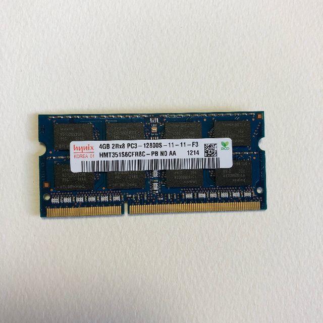 hynix 4GB PC3-12800s スマホ/家電/カメラのPC/タブレット(PCパーツ)の商品写真