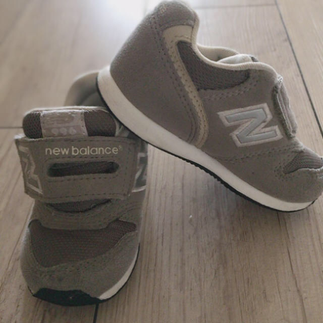 New Balance(ニューバランス)のニューバランス 966 14cm グレー キッズ/ベビー/マタニティのベビー靴/シューズ(~14cm)(スニーカー)の商品写真