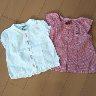 オシュコシュ(OshKosh)の【オシュコシユ & エルプポン】トップス二枚組 90(Tシャツ/カットソー)