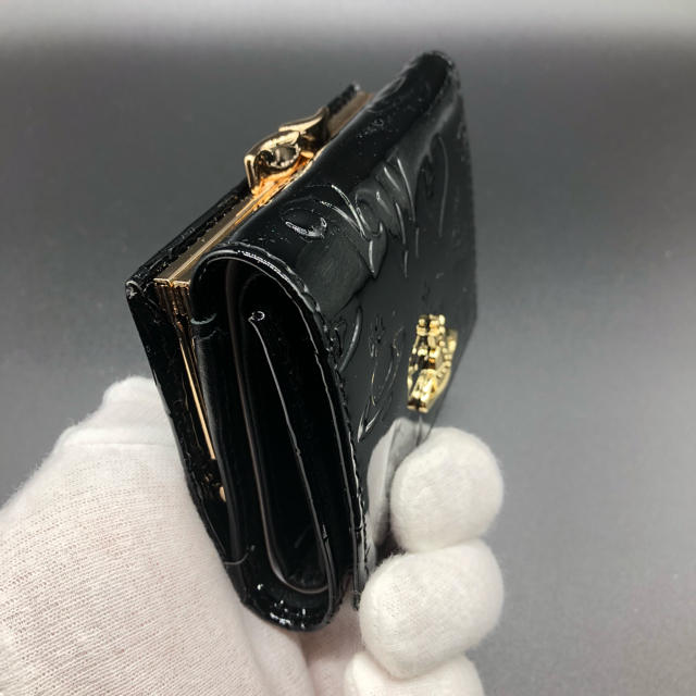 Vivienne Westwood(ヴィヴィアンウエストウッド)の【新品・正規品】ヴィヴィアン ウエストウッド 折財布 110 黒 プレゼント レディースのファッション小物(財布)の商品写真