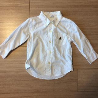 ベビーギャップ(babyGAP)のbaby GAP  白シャツ(ブラウス)