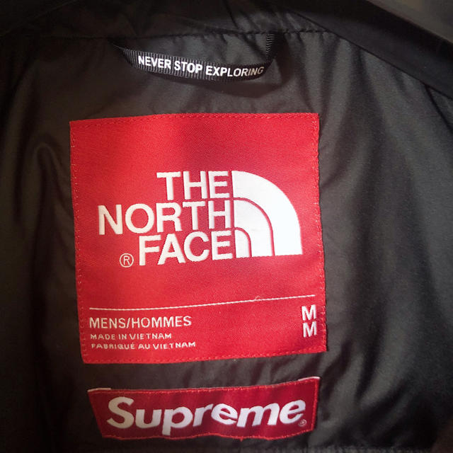 Supreme(シュプリーム)の古着Supreme×North Face paper nuptse M 紙ヌプシ メンズのジャケット/アウター(ダウンジャケット)の商品写真