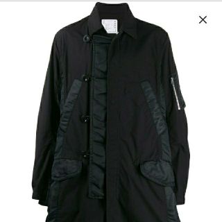 サカイ(sacai)のSACAI  FABRIC COMBO COAT 新品未使用(モッズコート)