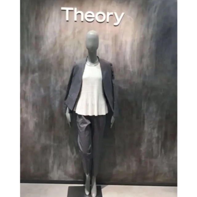 Theory 18SS リネンノーカラージャケット