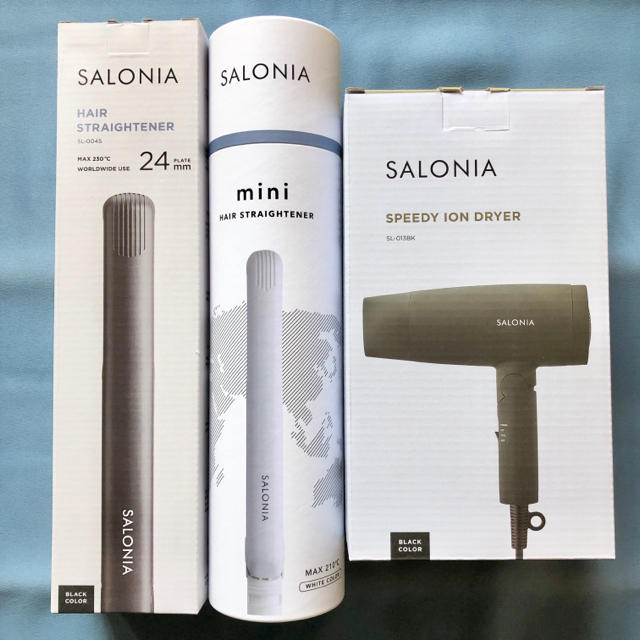 SALONIA◇ドライヤー・ヘアアイロン スピーディーイオン SALONIA◇ドライヤー・ヘアアイロン スピーディーイオン