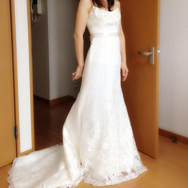 値下げ!ウェディングドレス7号♡-