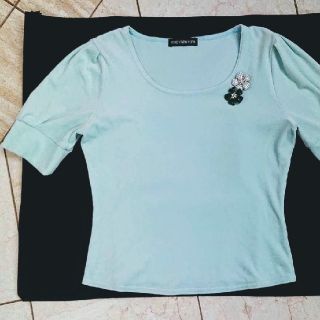 フォクシー(FOXEY)のFOXEY ベロアカットソー40(Tシャツ(半袖/袖なし))