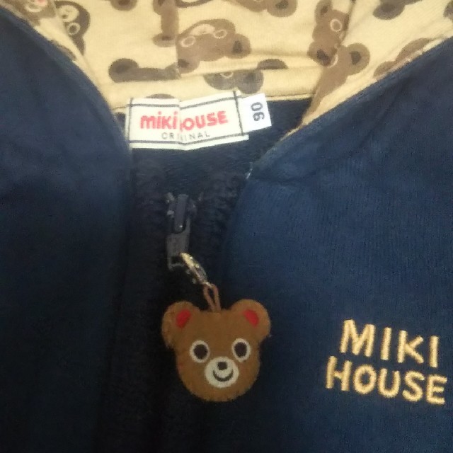 mikihouse(ミキハウス)のミキハウス パーカー90 キッズ/ベビー/マタニティのキッズ/ベビー/マタニティ その他(その他)の商品写真