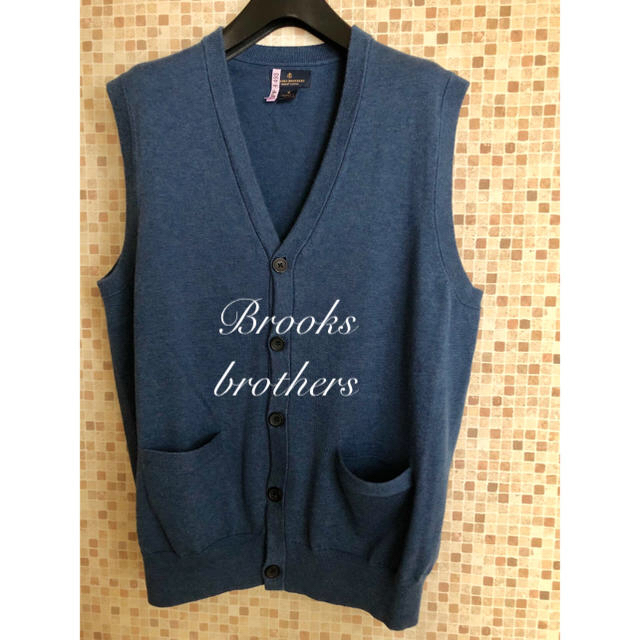 Brooks Brothers(ブルックスブラザース)の超美品 Brooks brothers ボタン ベストM メンズのトップス(ベスト)の商品写真