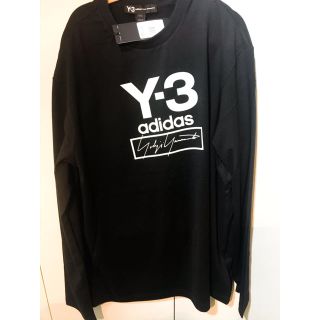 ワイスリー(Y-3)のスタック　ロゴ ロングスリーブティー BLACK FJ0406 Y-3(Tシャツ/カットソー(七分/長袖))