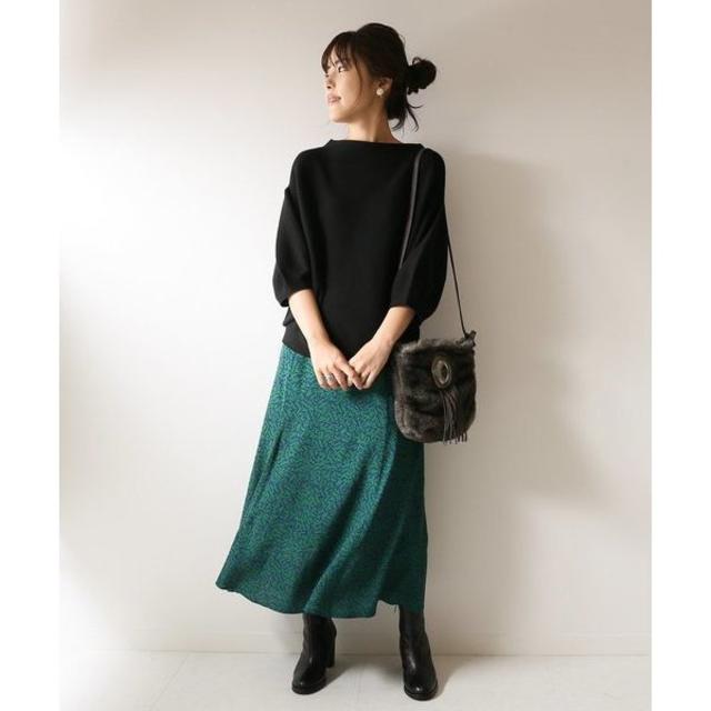 Spick & Span Deveaux キカプリントフレアスカート - ロングスカート