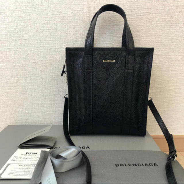 Balenciaga - バレンシアガ☆BALENCIAGAバザール ショッパーXS ブラック