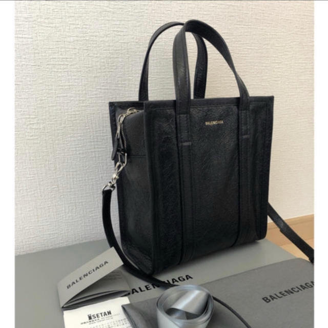 Balenciaga(バレンシアガ)のバレンシアガ☆BALENCIAGAバザール ショッパーXS ブラック レディースのバッグ(ショルダーバッグ)の商品写真