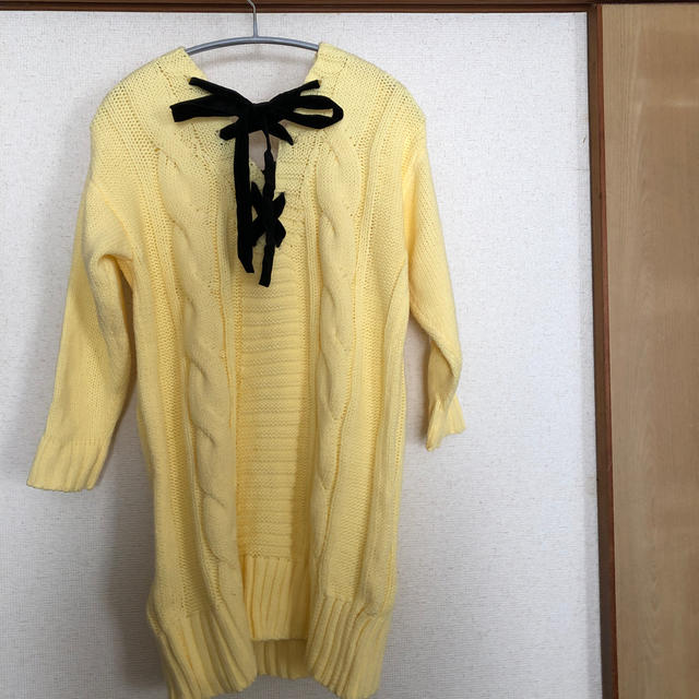 CECIL McBEE(セシルマクビー)のCECIL Mc BEE ニットワンピース 未使用品 レディースのトップス(ニット/セーター)の商品写真