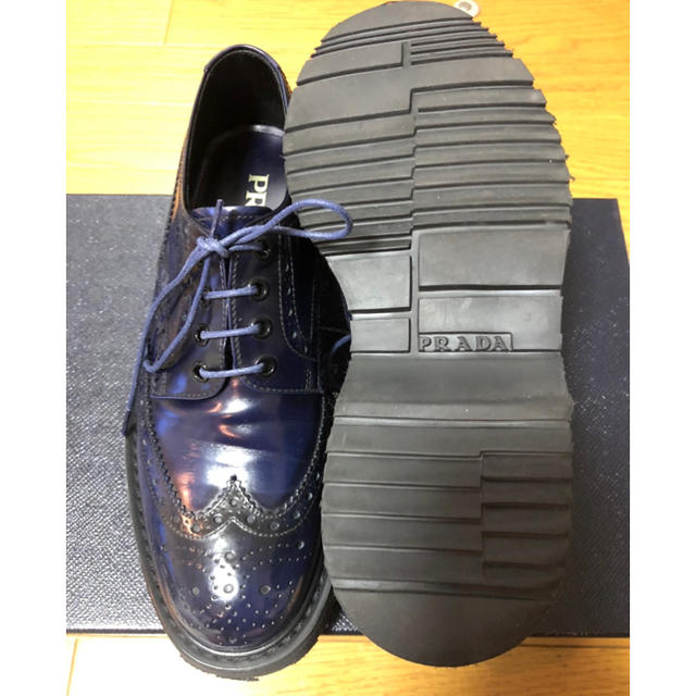 PRADA - プラダ PRADA ウイングチップシューズの通販 by Emilio PRADA - プラダ PRADA ウイングチップシューズの通販 by Emilio