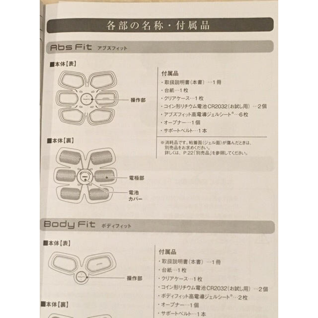 SIXPAD(シックスパッド)のSIXPAD Abs Fit ジェルパッドおまけ付き スポーツ/アウトドアのトレーニング/エクササイズ(トレーニング用品)の商品写真