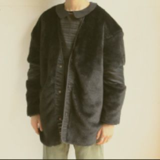 オオシマレイ(OSHIMA REI)のmi様お買い上げ KIN  オオシマレイ  リバーシブルファージャケット(ノーカラージャケット)