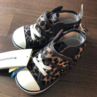 コンバース(CONVERSE)のコンバース レオパード柄スニーカー 14.5cm(スニーカー)