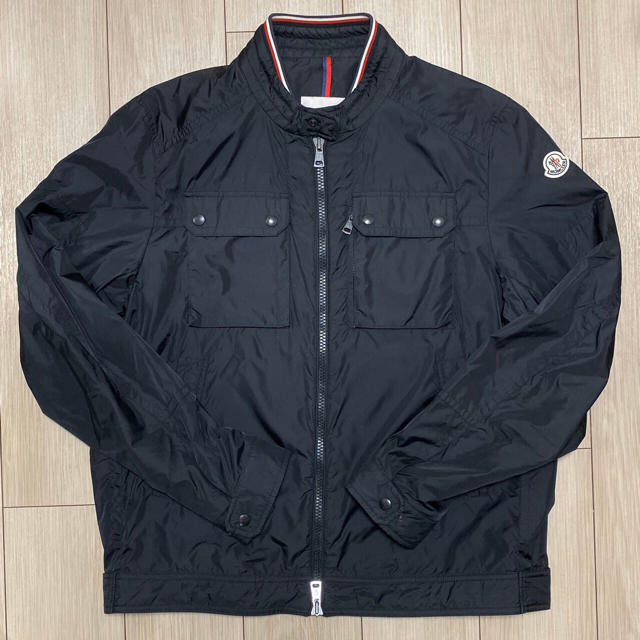 MONCLER LEVENS モンクレール ライダースジャケット ブラック